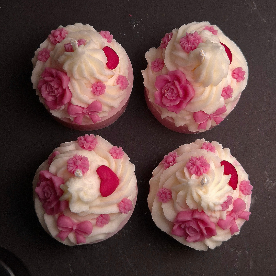 Kleine Valentinstagskerzen