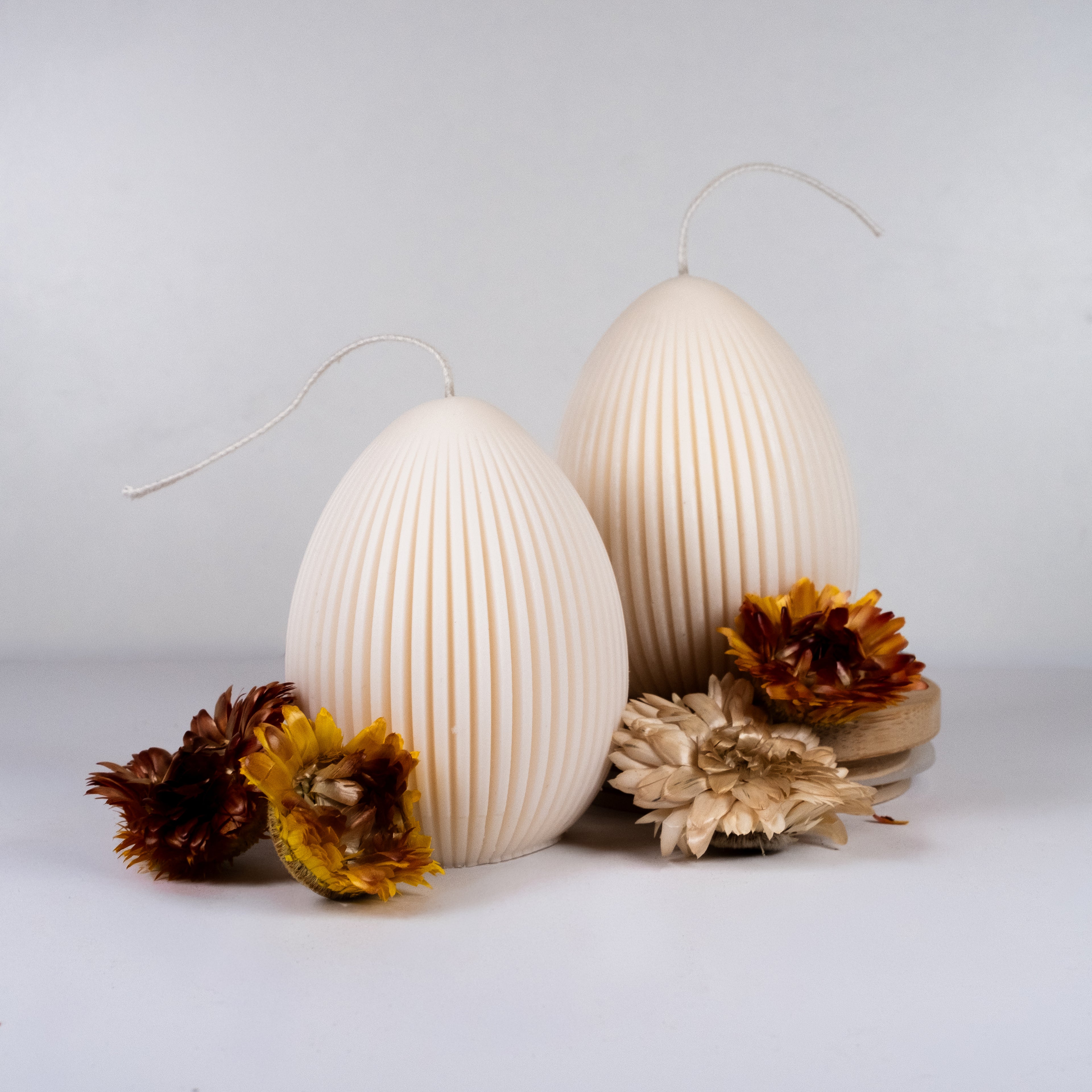 Osterei in Rillenoptik